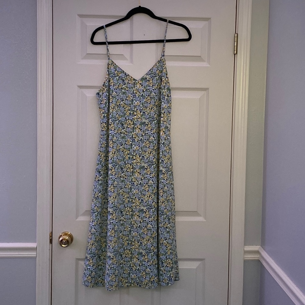Floral Spaghetti Strapped Dress